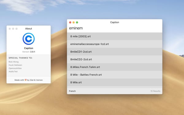 Comment télécharger des sous-titres sous Mac avec Caption