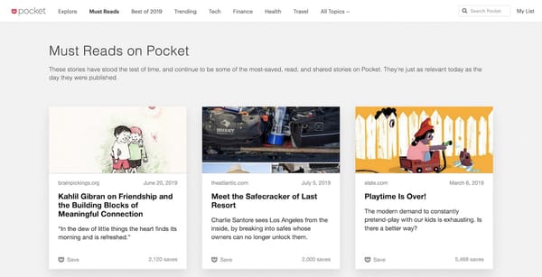 Lire les articles premium en hors ligne avec pocket