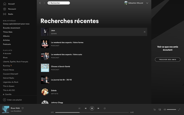 Pas bête de mélanger musique et podcast Spotify 😉