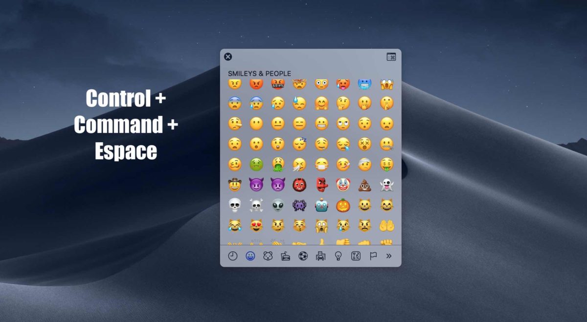 Afficher les emojis sous Mac