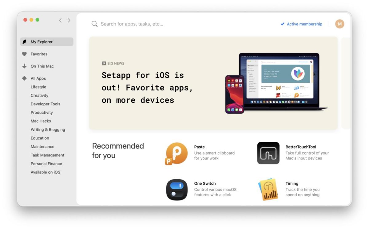 J’ai testé Setapp, l’alternative à l’App Store